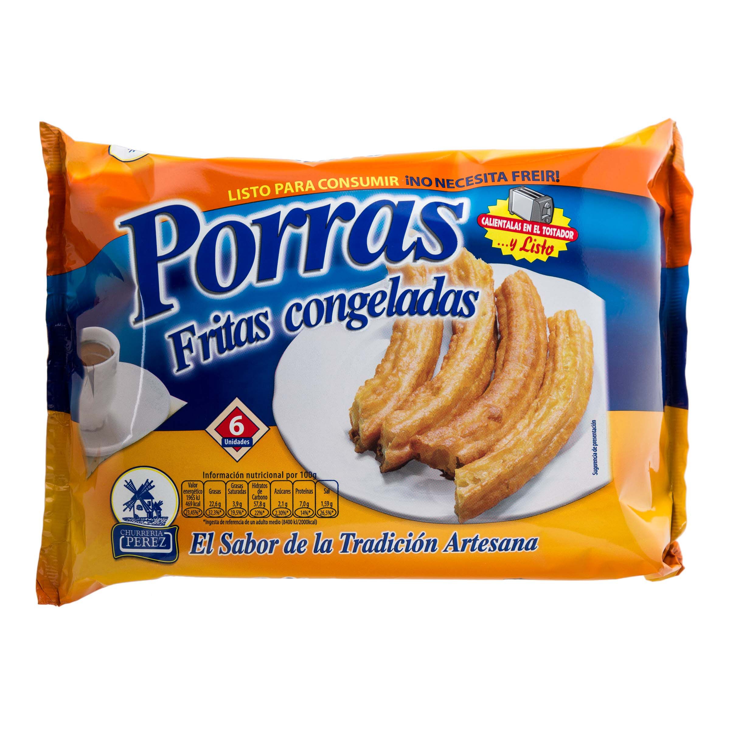 Porras fritas Churrería Pérez 250g 6 uds