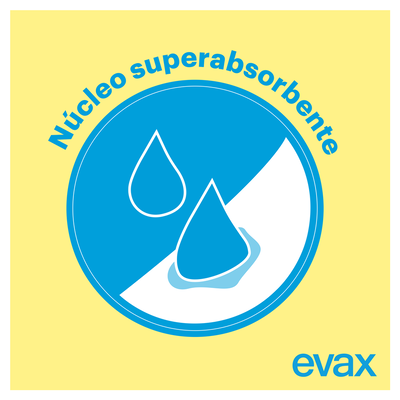 Compresa fina y segura Evax 13 uds maxi super