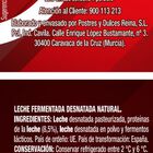 Leche fermentada proteína Alipende 4 unidades natural