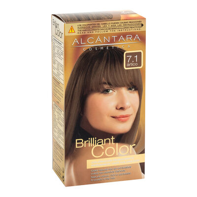 Tinte de cabello Alcántara Brilliant Color nº 7.1 ártico