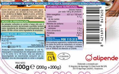 Angulitos Alipende 200g pack 2