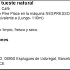 Café Espresso Roast Intensidad 11 Starbucks Nespresso 10 Cápsulas