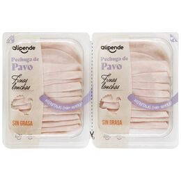Pechuga de pavo Alipende pack 2 de 200g