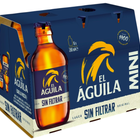 Cerveza rubia sin filtrar El Águila 200 ml P6