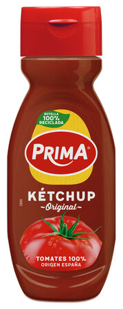 Ketchup sabor original elaborado con tomates espa&ntilde;oles Prima 290g
