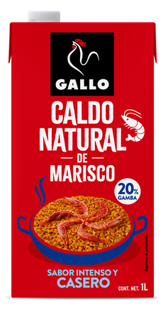 Caldo natural de marisco Gallo 1l