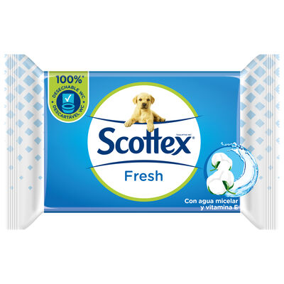 Papel higiénico húmedo Scottex 38 unidades