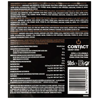 Bebida energ&eacute;tica Contact 50cl