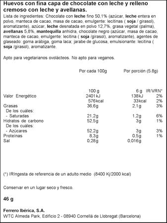 Chocolatinas Kinder Schokobons 46g