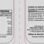 Chorizo de pamplona en lonchas Alipende pack 4 de 50g