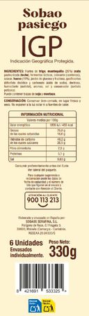 Sobao Pasiego Alipende mantequilla 330g