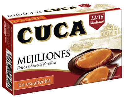 Mejillones en escabeche Cuca 12/16 69g