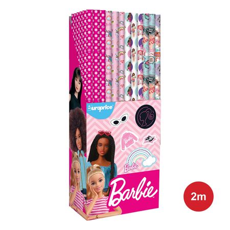 Papel de regalo de Barbie Europrice 200X70Cm