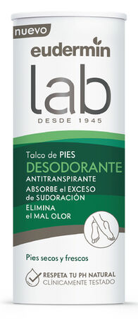 Talco desodorante de pies Eudermin bote 150g