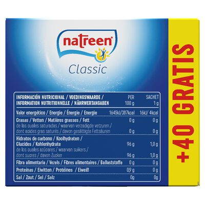 Edulcorante en sobres Natreen 50 + 40 unidades