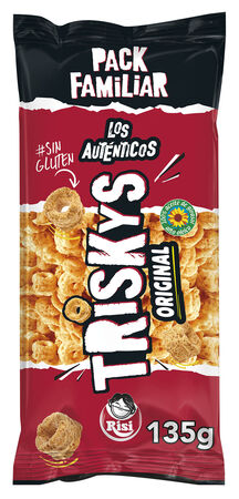 Snack de maíz sin gluten Triskys Risi 135g