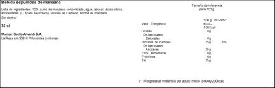 Refresco sin alcohol Maylink 75cl manzana