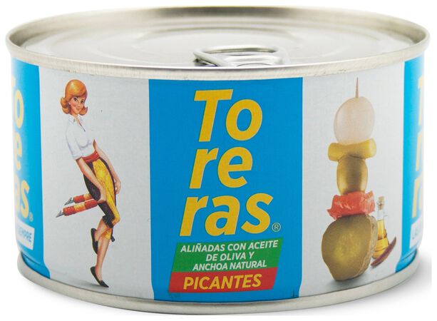 Banderillas picantes con anchoa natural Toreras 330g