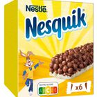 Barritas de cereales Nesquik nestlé 6u con chocolate