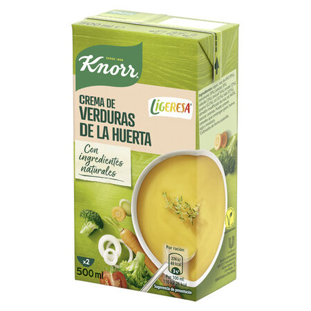 Crema verduras de la huerta Knorr Ligeresa 500ml