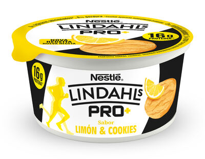 Postre Lindahls Nestl&eacute; 160g pro+ lim&oacute;n cookies