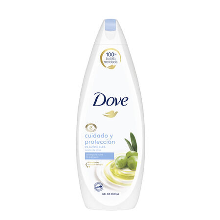 Gel de ducha Dove 600ml cuidado y protección sin sulfatos