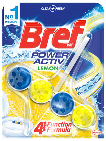 Limpiador Bref WC colgador power activ juicy lemon