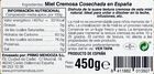 Miel textura cremosa de origen nacional Apiterapia 450g