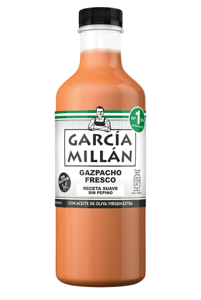 Gazpacho fresco Garc&iacute;a Mill&aacute;n 1l suave