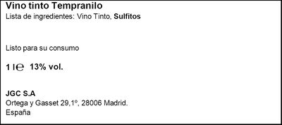 Vino tinto Don Simón 1l tempranillo