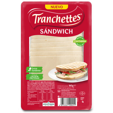 Queso Sandwich Tranchettes 8U