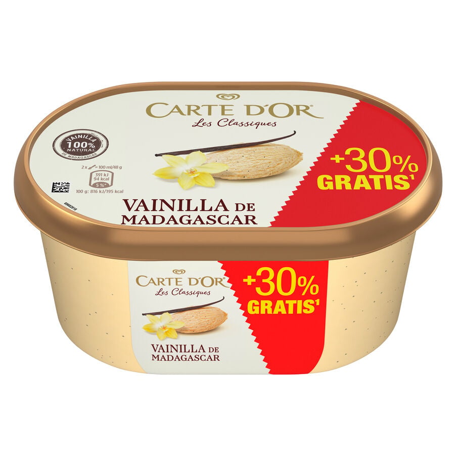 Helado Carte D'or vainilla