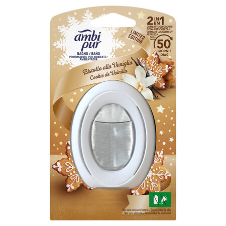 Ambientador de baño Ambipur 7,5 ml Cookie de vainilla