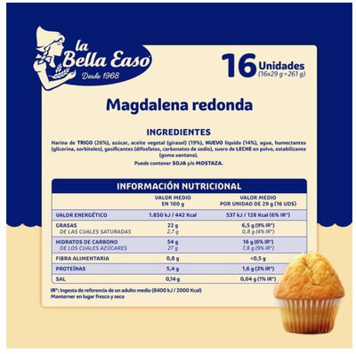 Magdalenas La Bella Easo 464 g