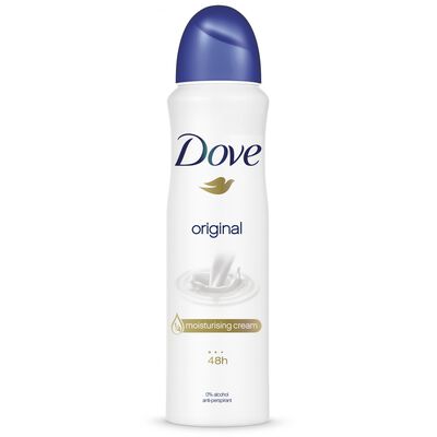 Desodorante en spray Dove 200ml original sin alcohol