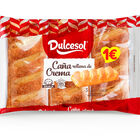 Caña rellena de crema Dulcesol 3uds