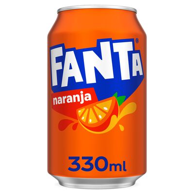 Refresco naranja Fanta lata 33cl