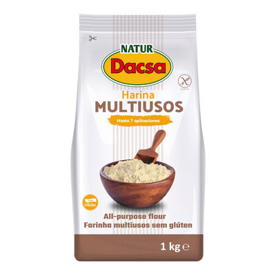 Harina sin gluten Natur Dacsa 1kg multiusos