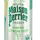 Agua con gas sin azúcar sabor lima Maison Perrier 33cl
