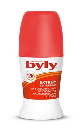 Desodorante en roll-on Byly 50ml extrem 48-72h sin perfume