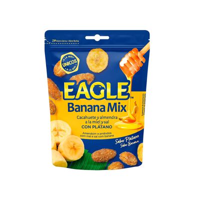 Cacahuete y almendra a la miel y sal con banana Eagle 75g