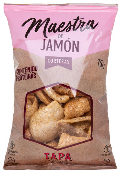 Cortezas de jam&oacute;n Maestra Tapa 75g