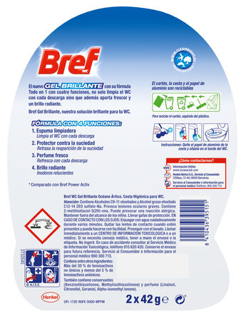 Limpiador Bref WC colgador 2 unidades &Aacute;rtico