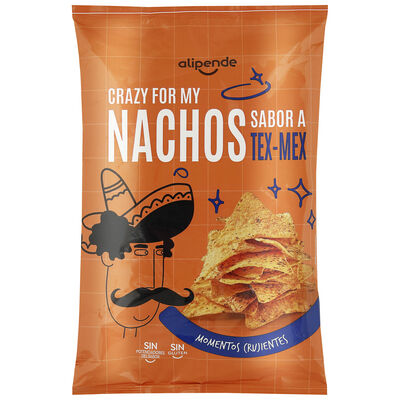 Snack ma&iacute;z tortilla chips tex mex Alipende 150g