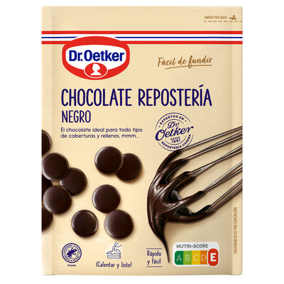 Chocolate negro para reposter&iacute;a Dr Oetker 150g