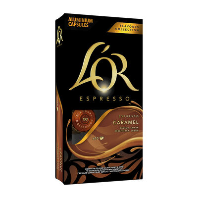 Café espresso de caramelo intensidad 8 L´or 10 cápsulas