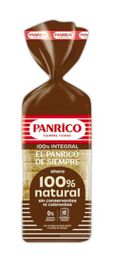 Pan molde integral sin corteza Panrico 450g