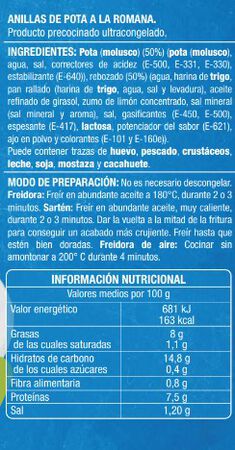 Anillas a la romana Alipende 500g