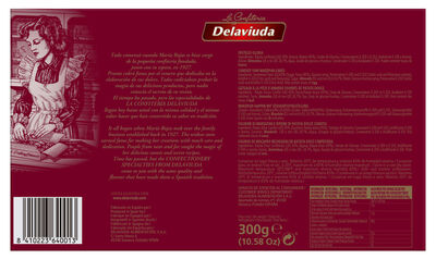 Pasteles de gloria de calidad suprema Delaviuda 300g