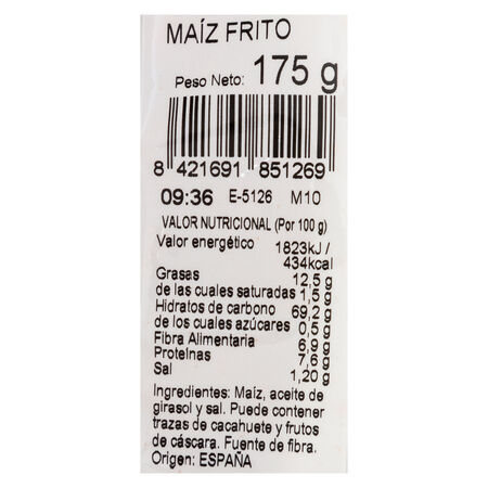 Maíz frito Alipende 175g